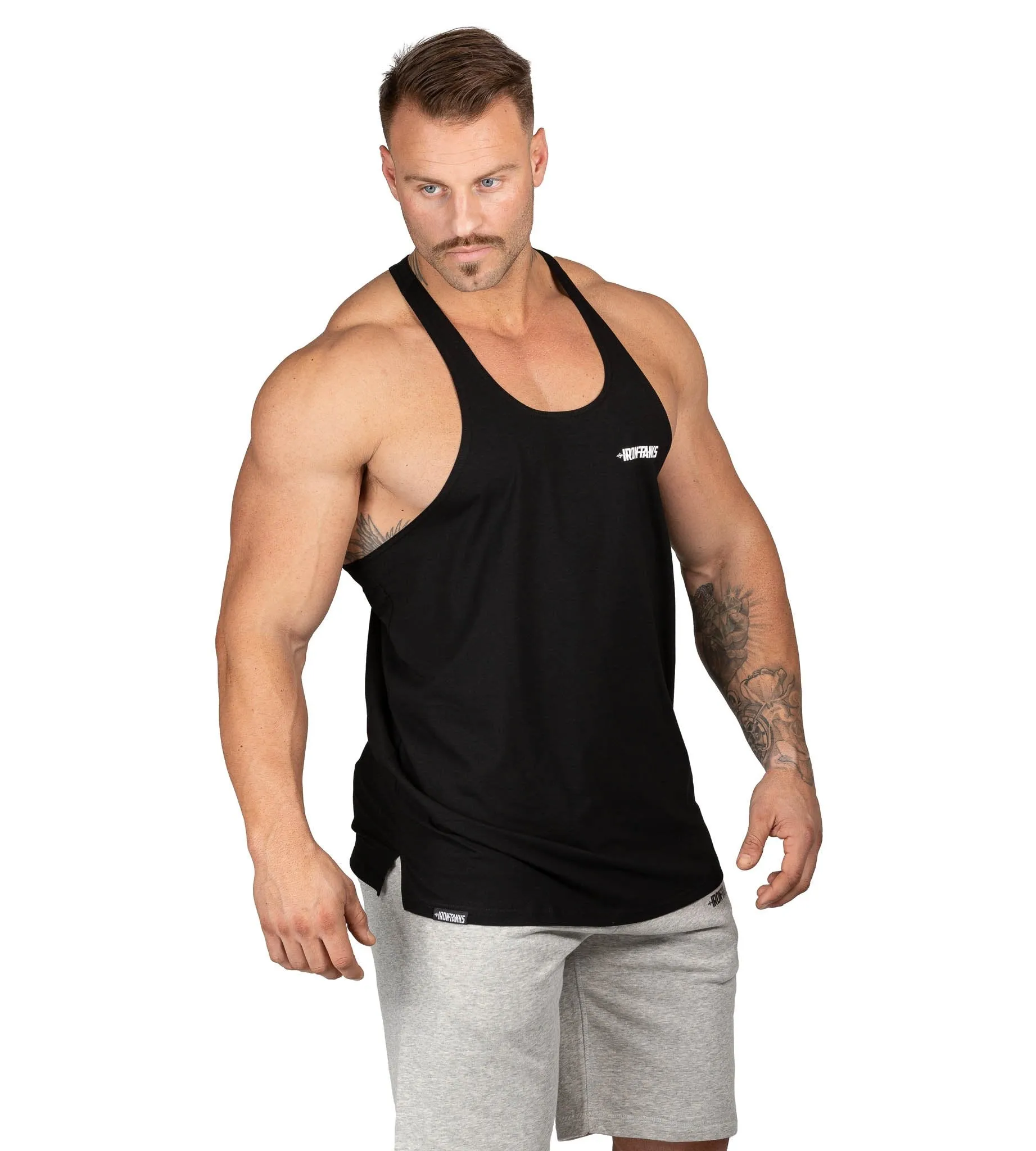 Alpha T-Back Singlet II - Jaguar Black