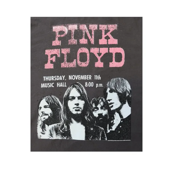 Amplified - Pink Floyd Poster T-Shirt - Charcoal