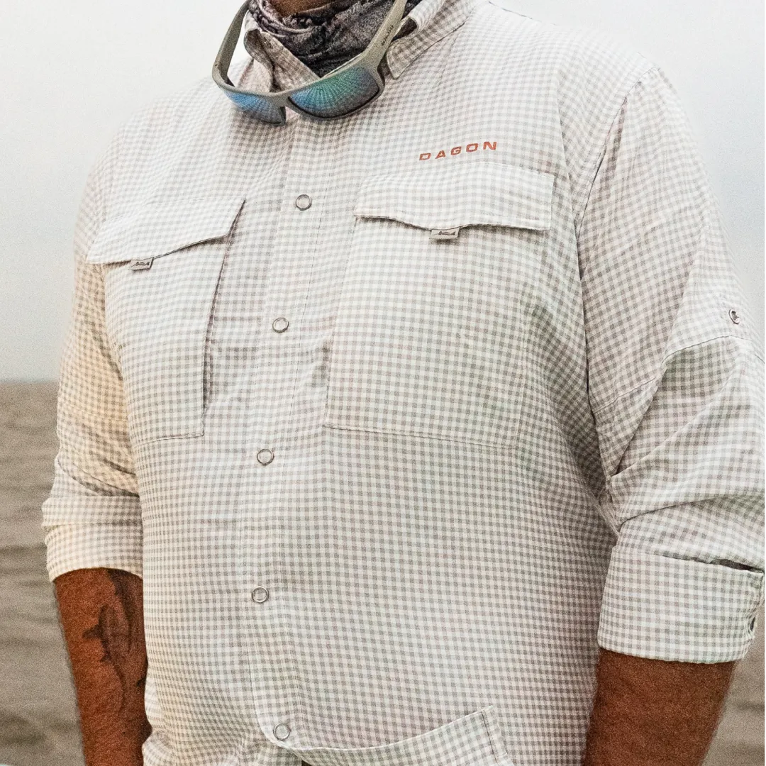 Anomaly Shirt- Light Gray Gingham
