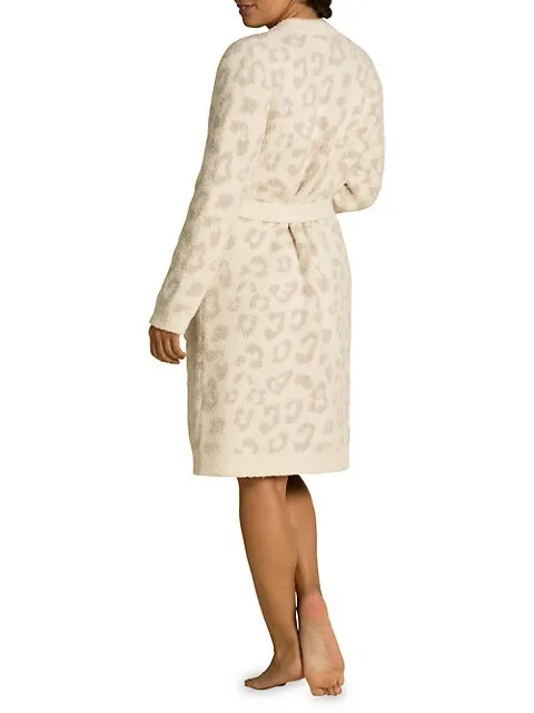 Barefoot Dreams CozyChic WOMEN'S BITW ROBE CREAM-STONE