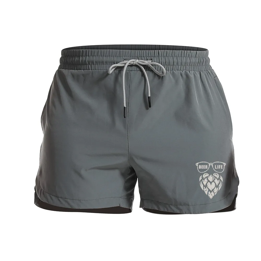 Beer Life Graphic Shorts