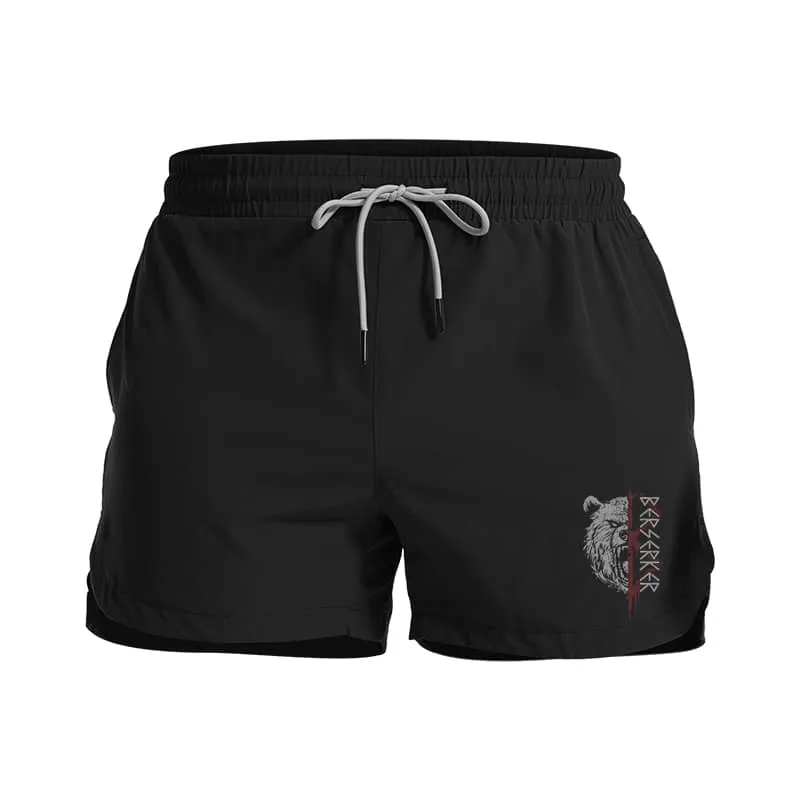 Berserker Rune Graphic Shorts