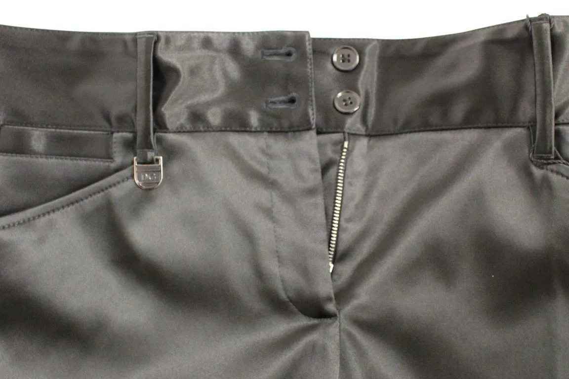Black nylon shorts pants
