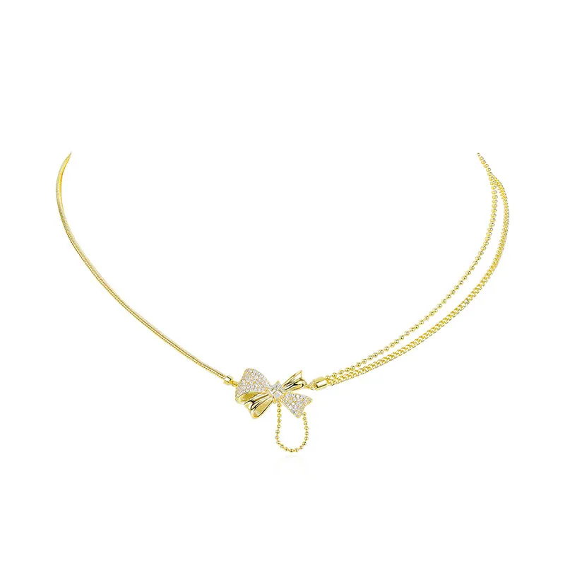 Bow Necklace