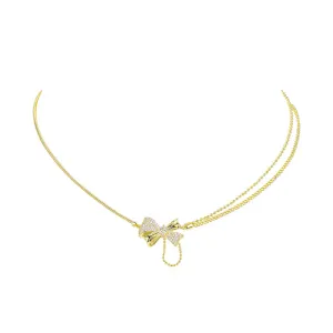 Bow Necklace