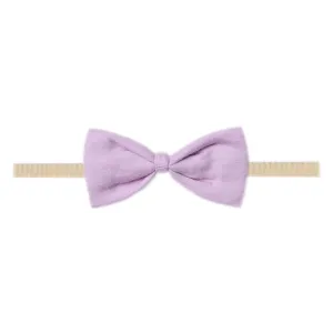 Bowtie Nylon Bow - Lily