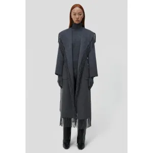 CARRIE FRINGE ROBE COAT
