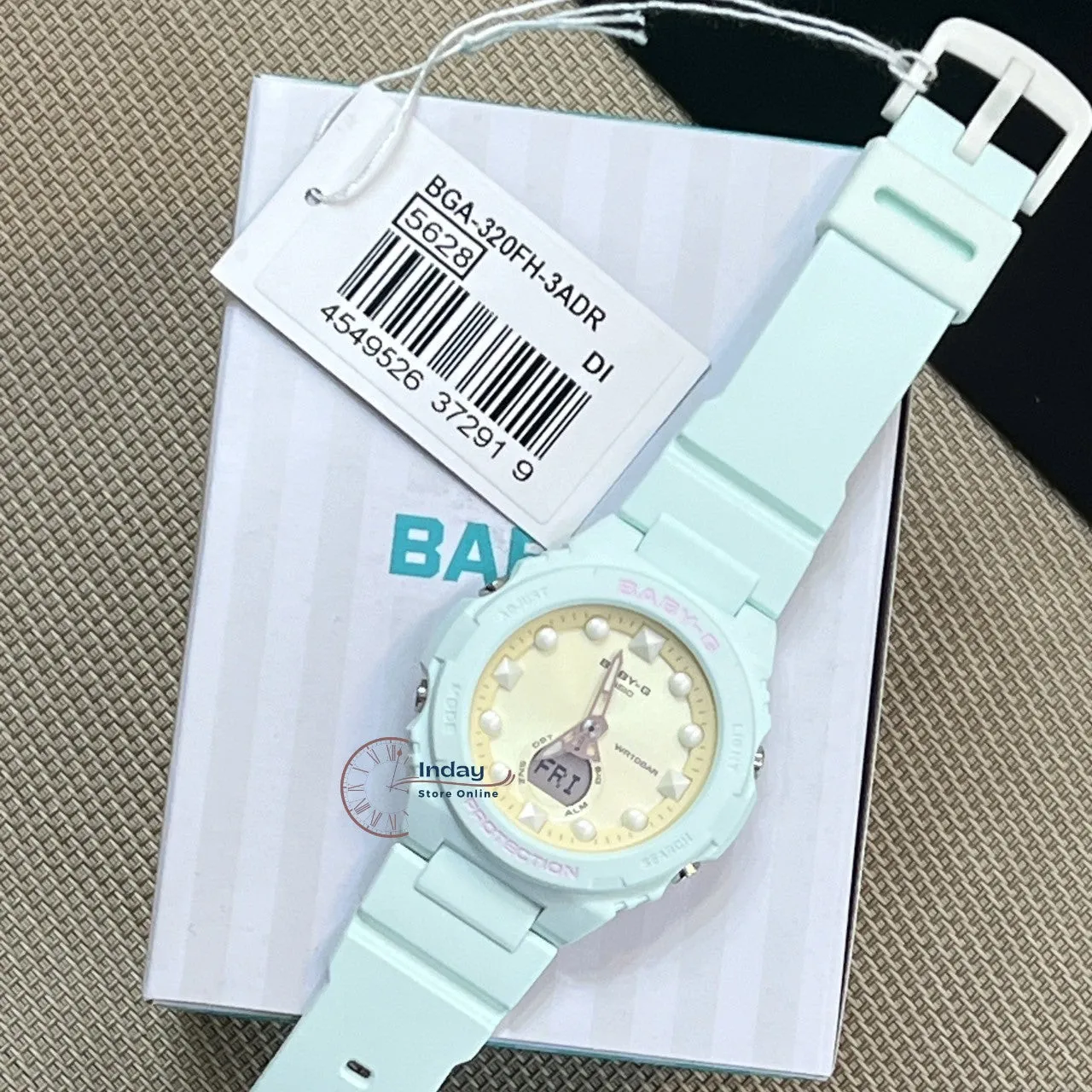 Casio Baby-G Women's Watch BGA-320FH-3A Resin Band Mineral Glass Shock Resistant