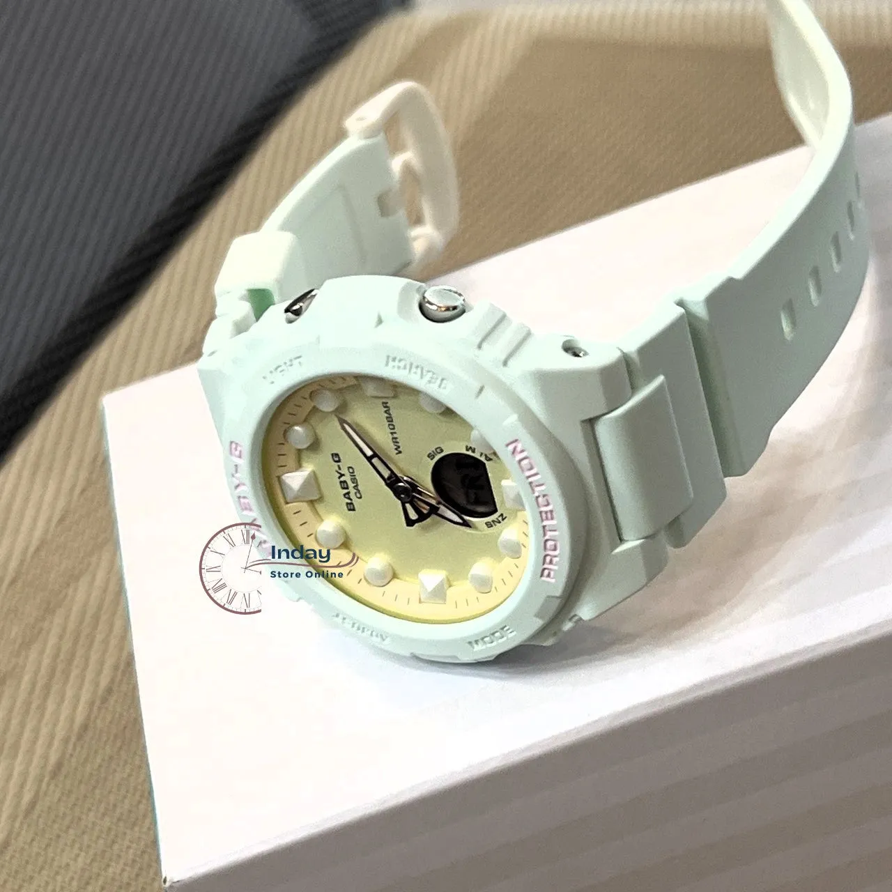 Casio Baby-G Women's Watch BGA-320FH-3A Resin Band Mineral Glass Shock Resistant