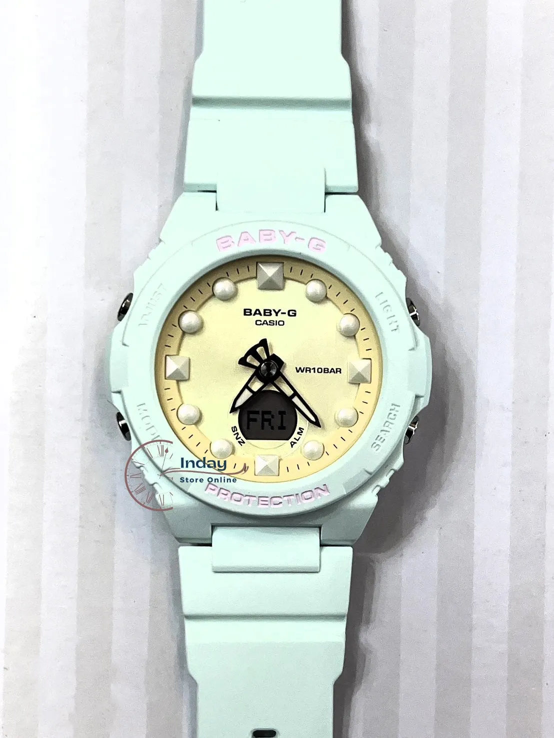 Casio Baby-G Women's Watch BGA-320FH-3A Resin Band Mineral Glass Shock Resistant