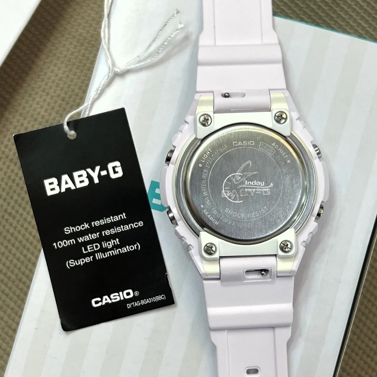 Casio Baby-G Women's Watch BGA-320FH-4A Resin Band Mineral Glass Shock Resistant
