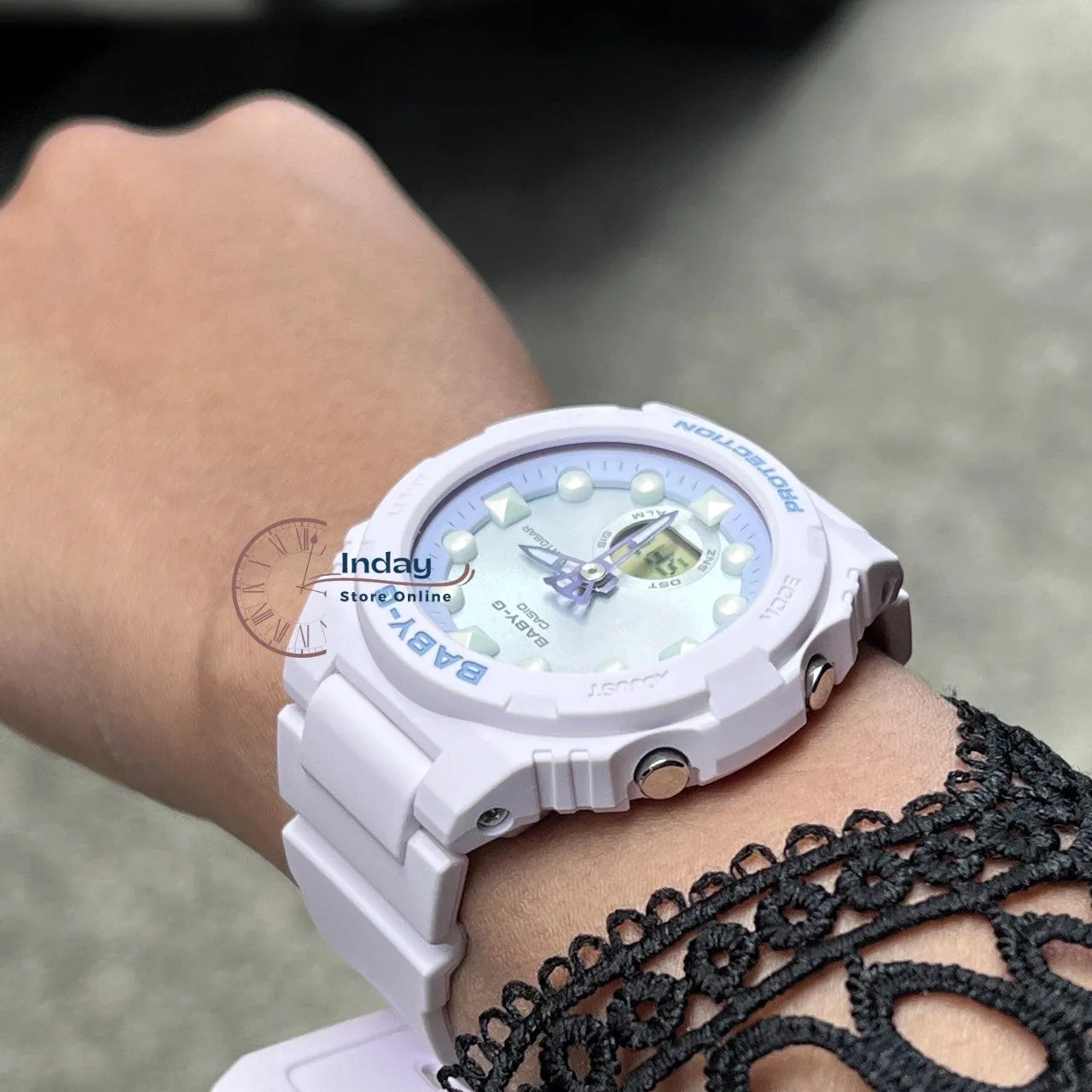 Casio Baby-G Women's Watch BGA-320FH-4A Resin Band Mineral Glass Shock Resistant