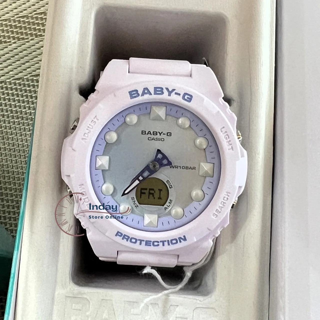 Casio Baby-G Women's Watch BGA-320FH-4A Resin Band Mineral Glass Shock Resistant