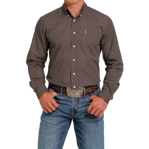 Cinch Men's Brown Print Modern Western Shirt