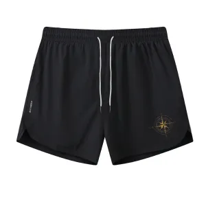Compasse Graphic Shorts