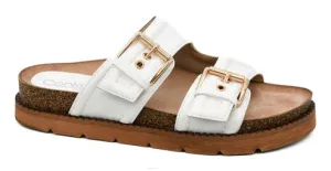 Corky's Conceited White Women's Sandal - 41-0575-WHTE-Q