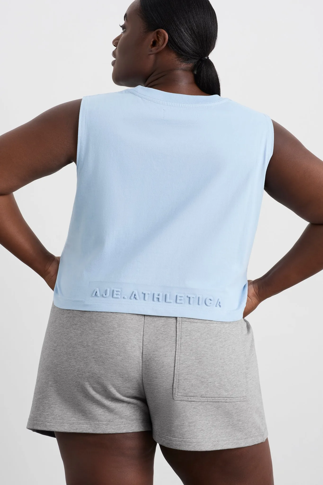 Cropped Logo Tank 106