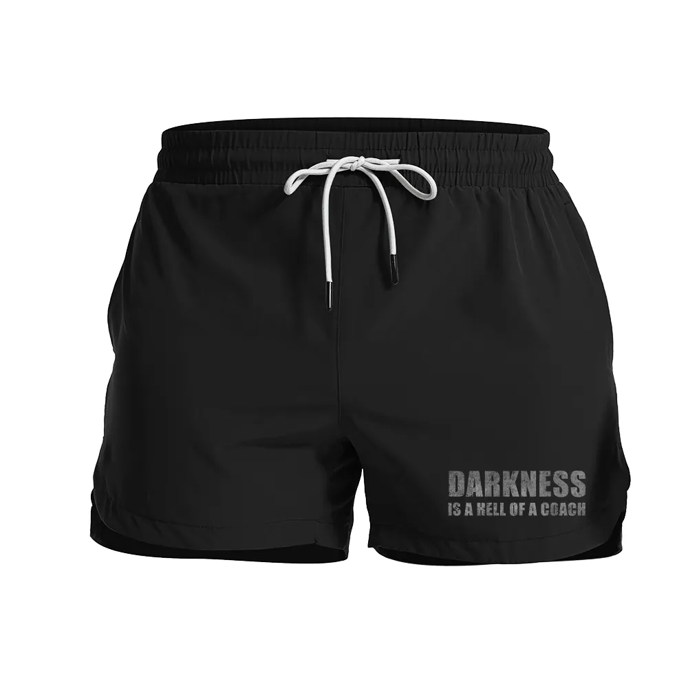 Darkness Is A Hell of A Coach Graphic Shorts