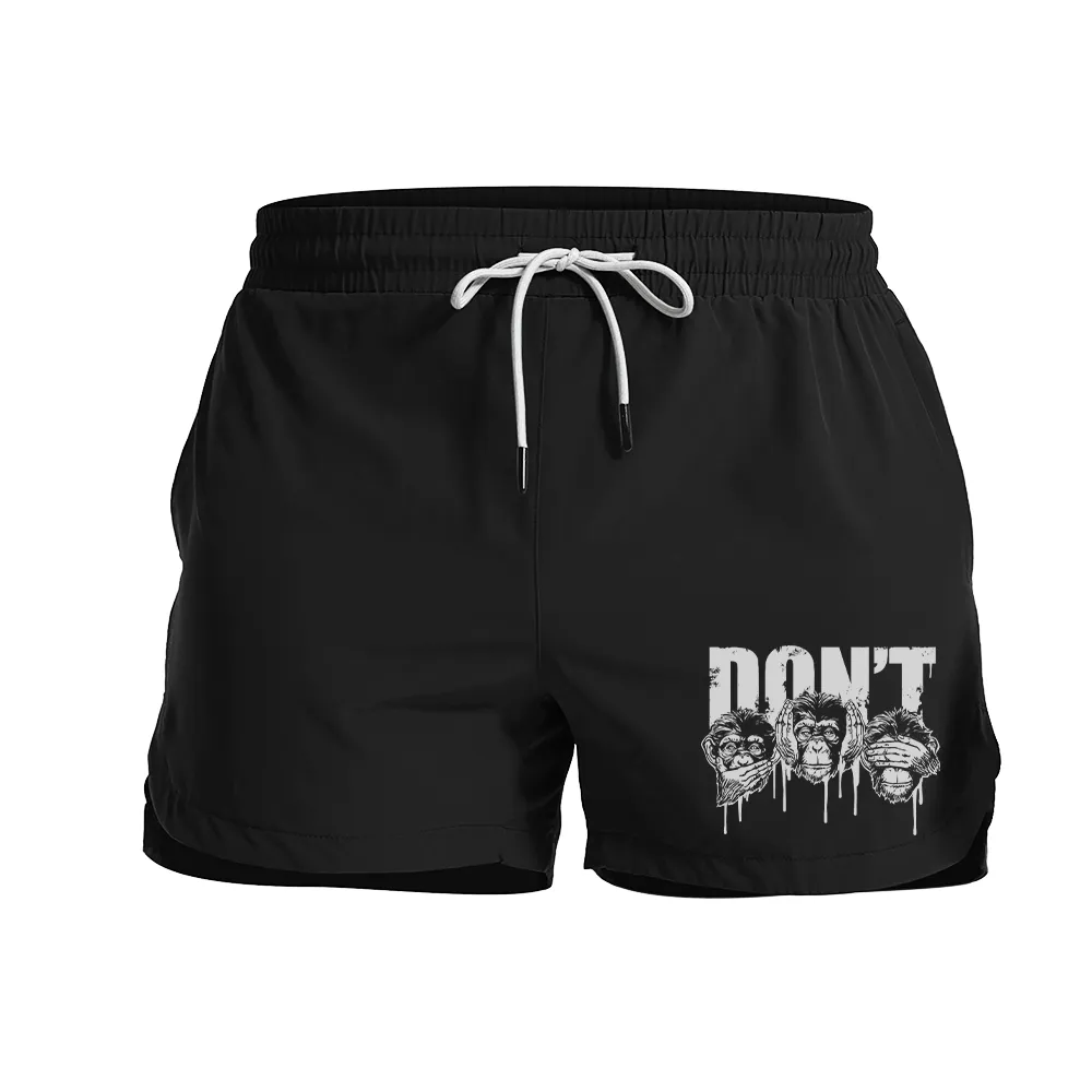 Don't Hear See Speak Graphic Shorts
