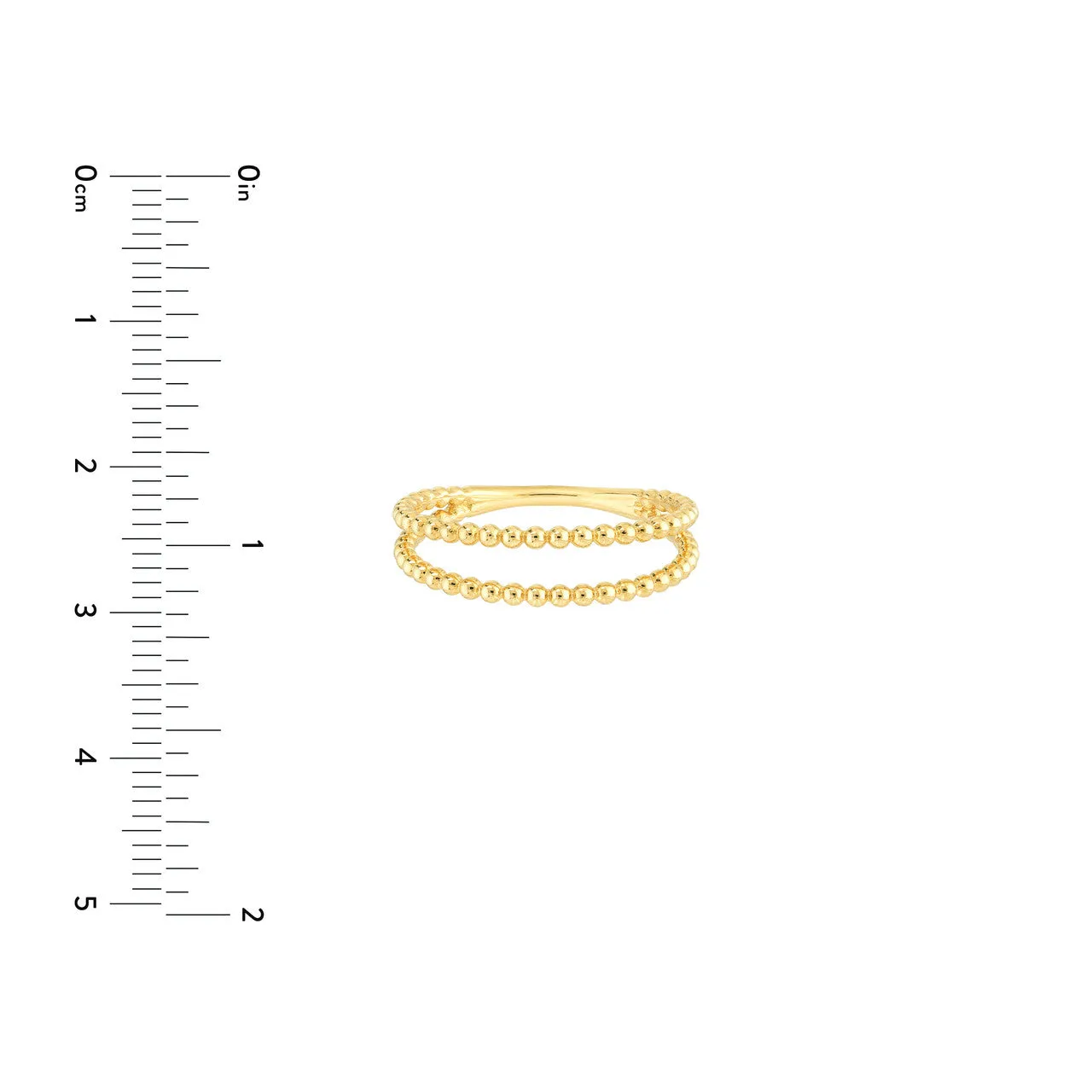 Double Beaded Wire Ring