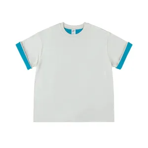 Double-layer Contrast T-shirt