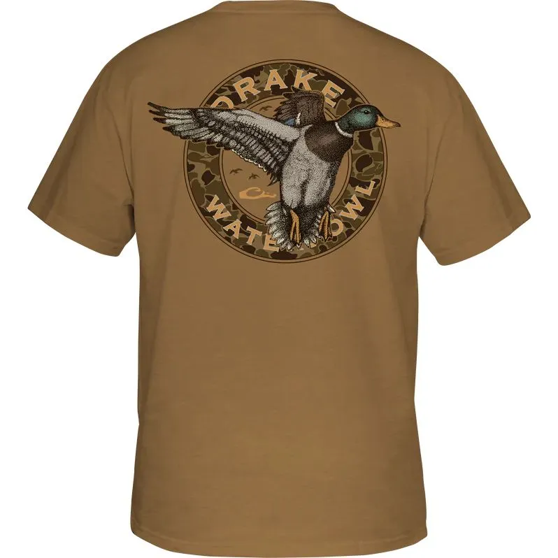 Drake Waterfowl Circle Mallard T-Shirt