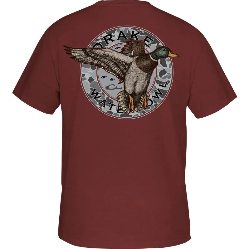 Drake Waterfowl Circle Mallard T-Shirt