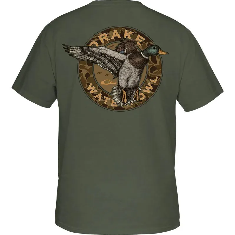 Drake Waterfowl Circle Mallard T-Shirt