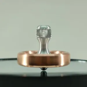 Dynamo - Copper and Aluminum  Spinning Top w/ Super Grip Stem (Ceramic)