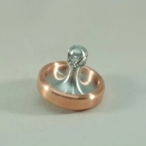 Dynamo - Copper and Aluminum  Spinning Top w/ Super Grip Stem (Ceramic)