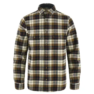 Fjallraven Singi Heavy Flannel Shirt Chalk White / Dark Navy