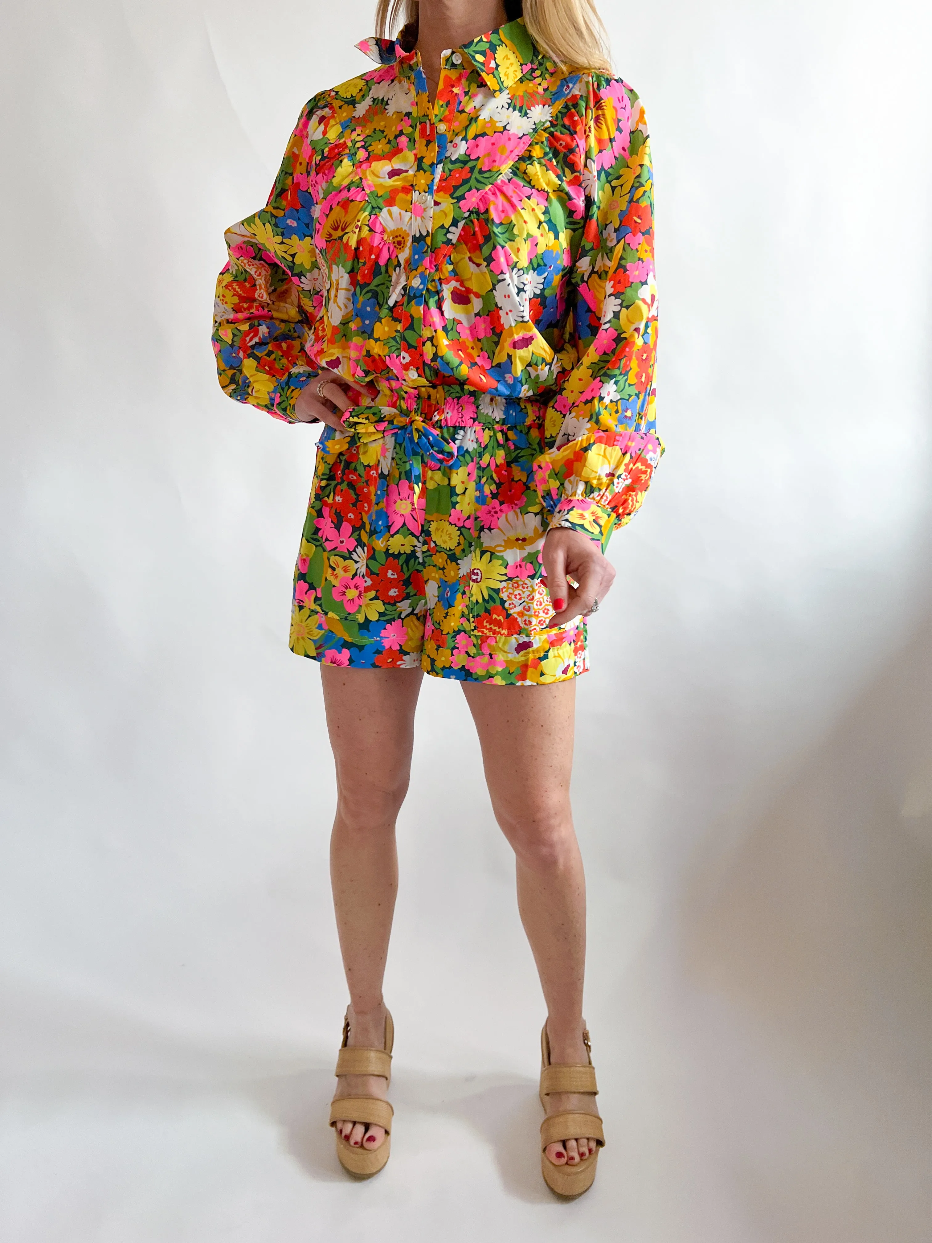 Floral Printed Ramona Shorts