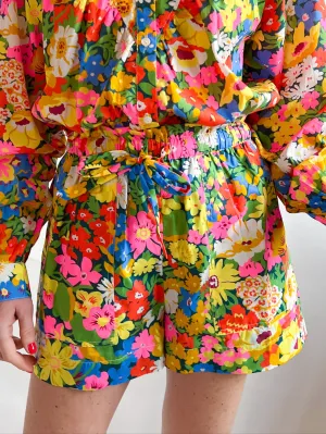 Floral Printed Ramona Shorts