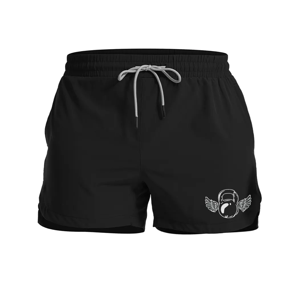 Flying Bell Graphic Shorts
