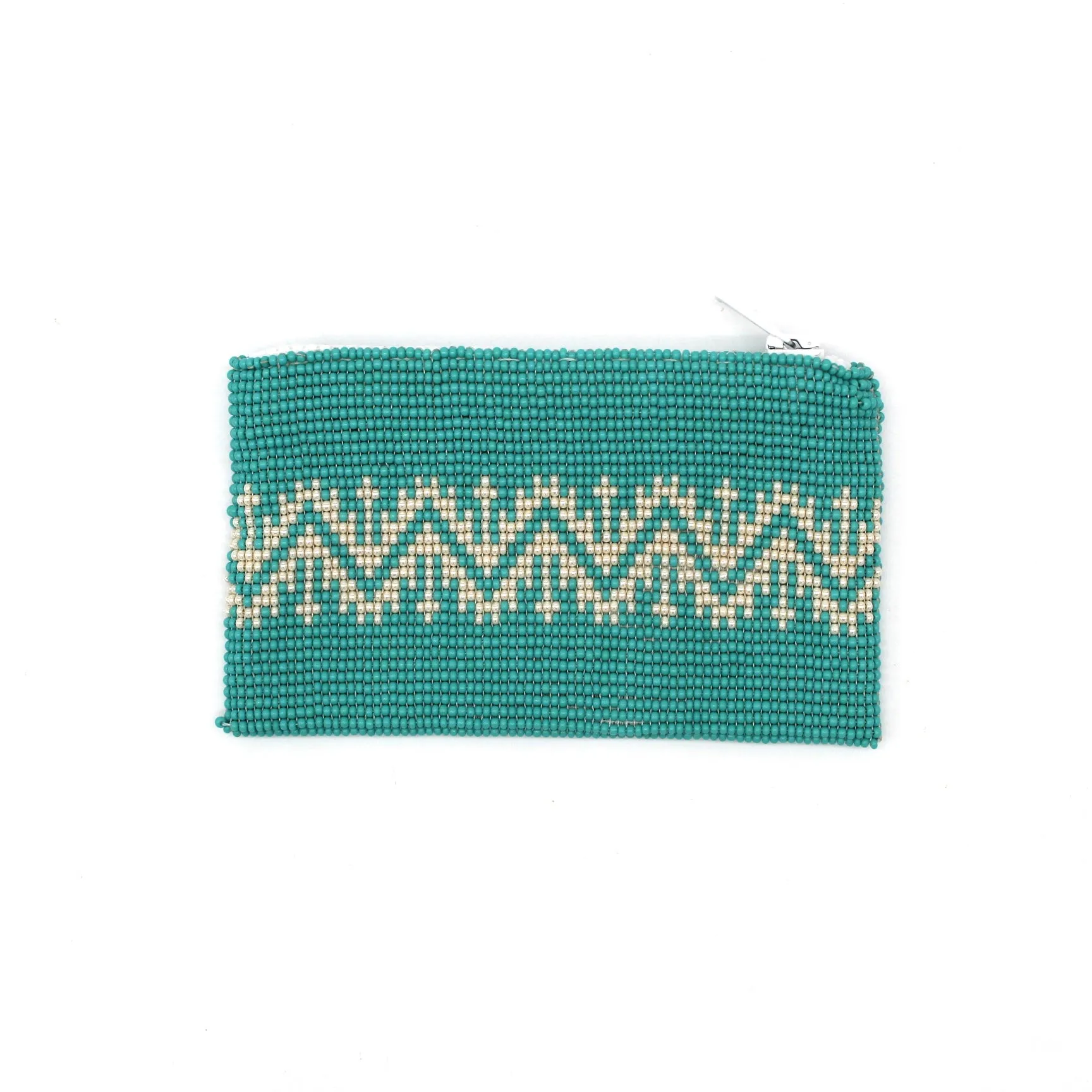 Glass Bead Coin Purse - EAGLE PEARL