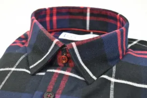 Gun Hill Mens McKellen Shirt - Navy check
