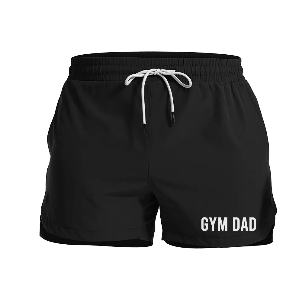 Gym Dad Graphic Shorts