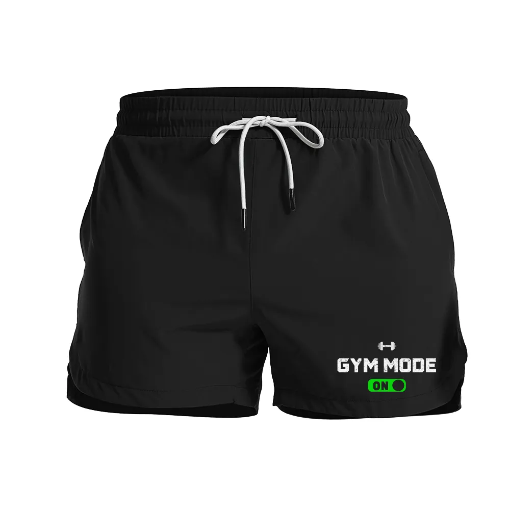 Gym Mode Graphic Shorts