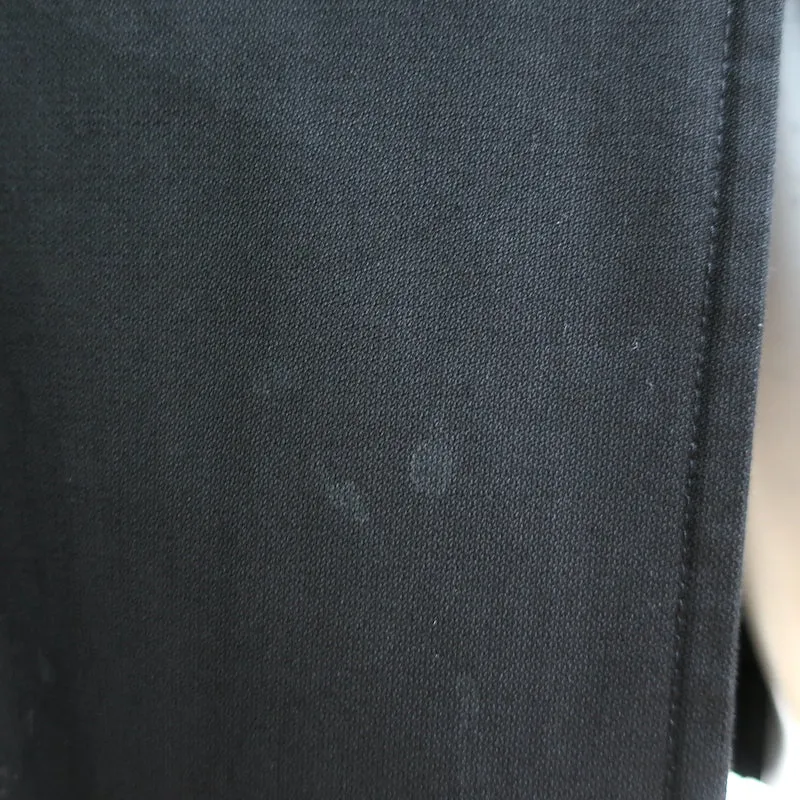 Helmut Lang Trench Coat Black Cotton Size Large Belted Jacket