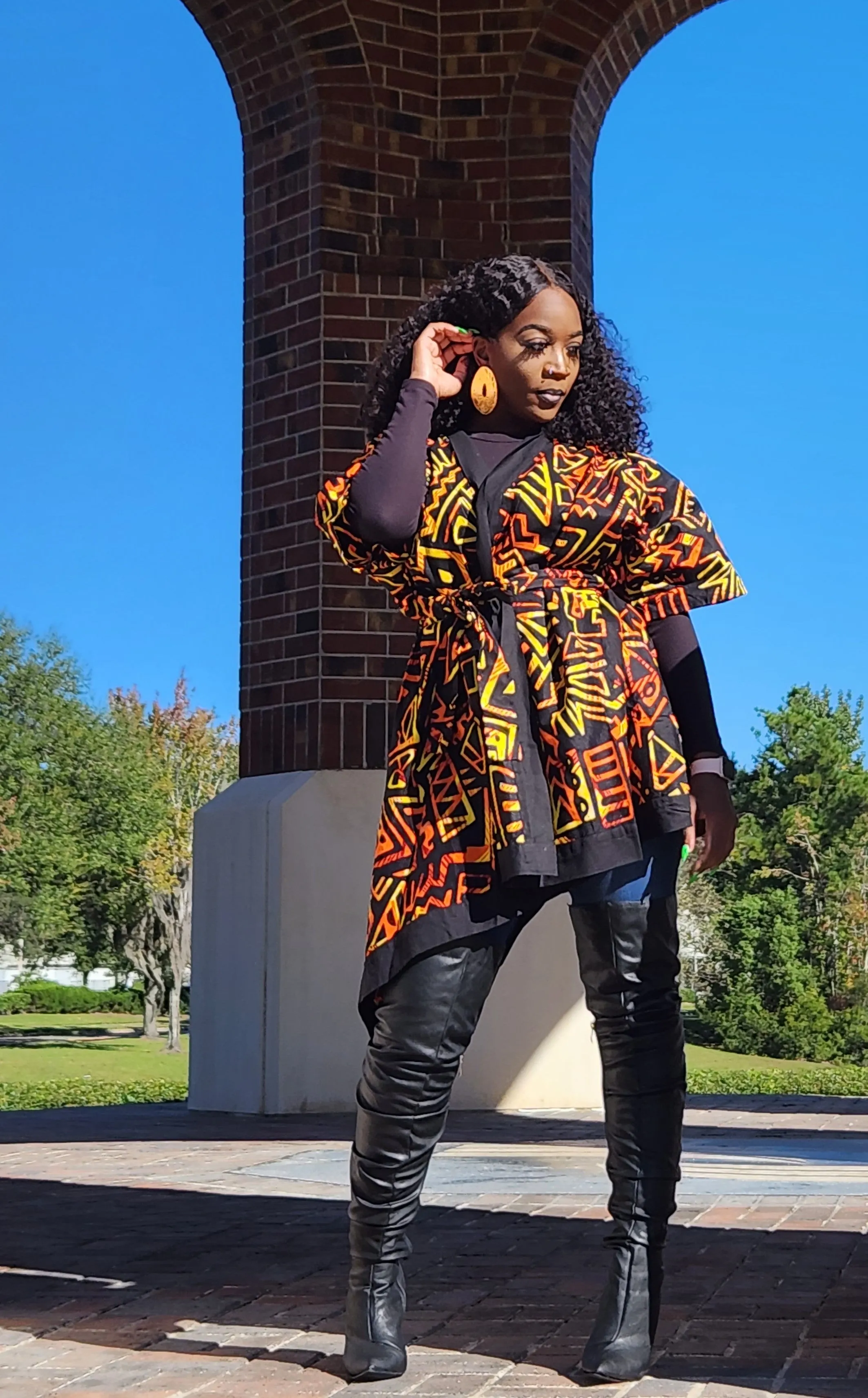 Honey Fire Kimono Jacket