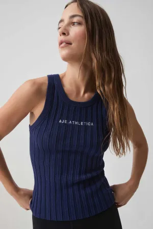 Hydra Logo Knit Ribbed Top
