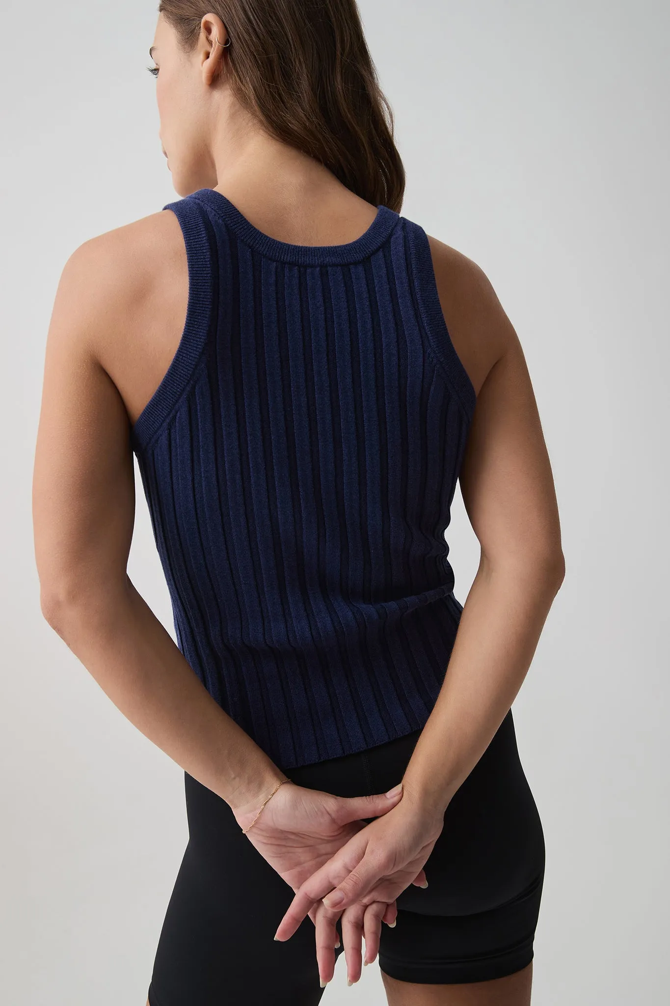 Hydra Logo Knit Ribbed Top