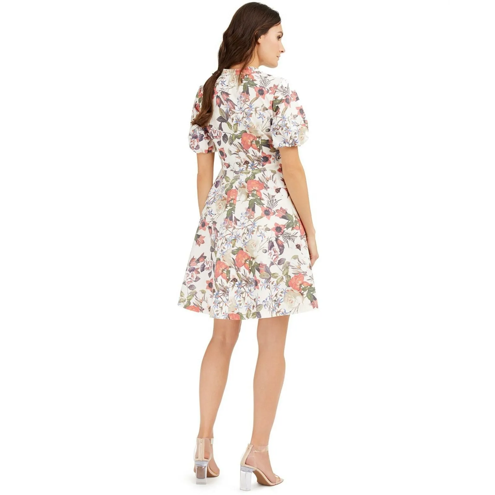 INC International Concepts Women's Cotton Floral Print Mini Dress