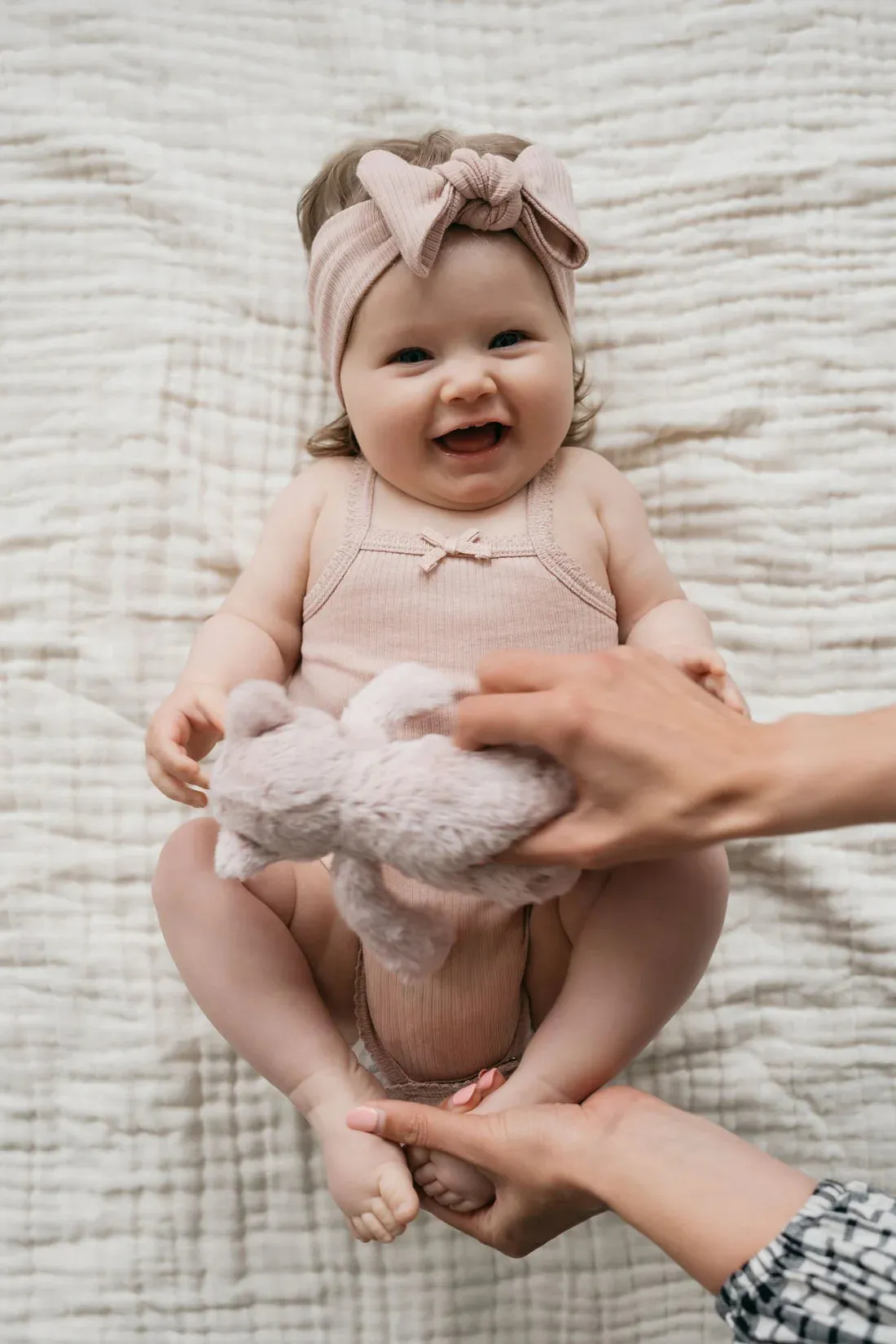 Jamie Kay Organic Cotton Modal Singlet Bodysuit - Dusky Rose