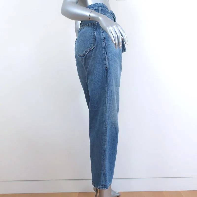 Jean Atelier x Barneys New York Belted Crop Jeans Light Blue Size 25