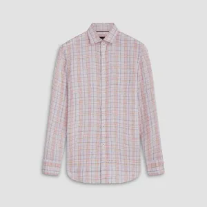 Julian Multi Check Linen Shirt
