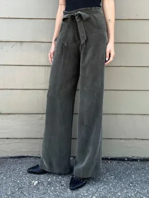 Kelly Pant in Cupro - Military