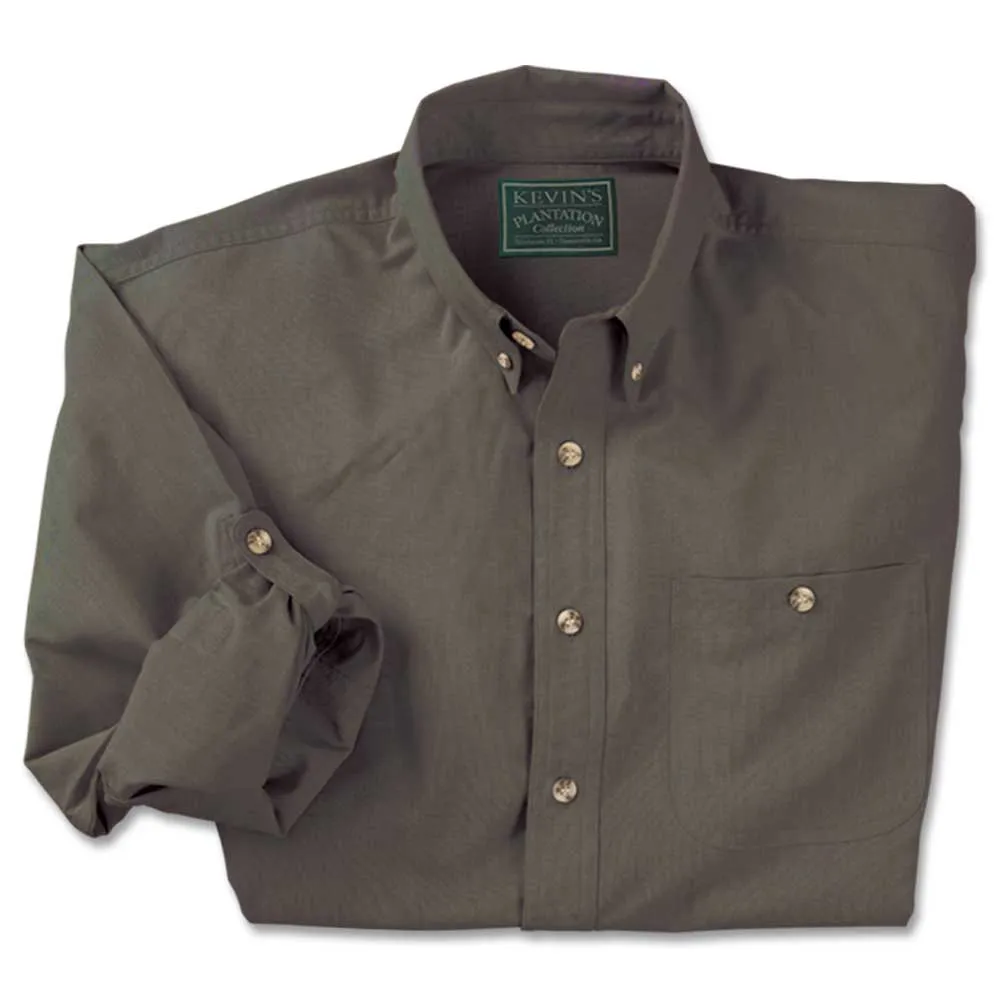 Kevin's Big & Tall Feather-Weight Plantation Long Sleeve Field Shirt