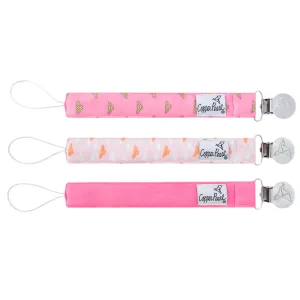 Knit Binky Clip 3 Pack- Wonder Woman