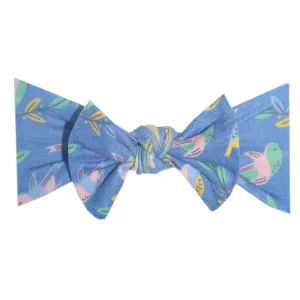 Knit Headband Bow- Birdie